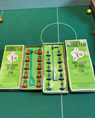 Squadre subbuteo - Materiale originale ridipinto