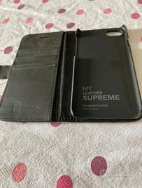 Cover a libro In pelle x iPhone SE