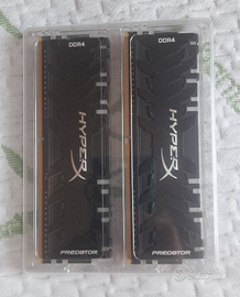 RAM DDR4 16GB (2x8GB) HyperX Predator RGB 3200MHz 