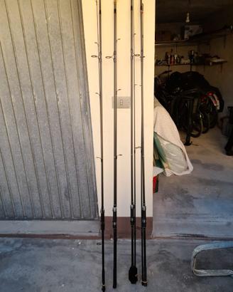 Set di 4 canne carpfishing