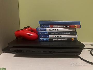 Ps4 Pro + 8 giochi e controller