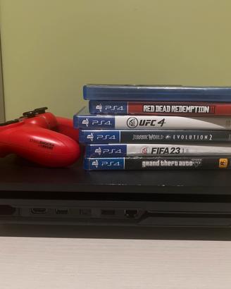 Ps4 Pro + 8 giochi e controller