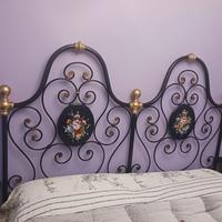 letto matrimoniale in ferro battuto