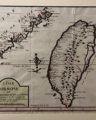 Mappa antica Isola Formosa/Taiwan - Bellin 1750 ca