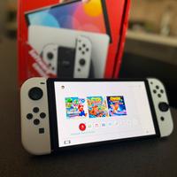 Nintendo switch  oled ,bianco