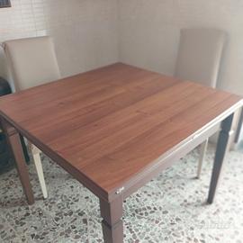 Tavolo noce a portafoglio 