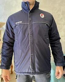 Giubbotto blu Errea Bari calcio taglia M