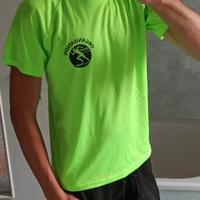 Maglietta t-shirt trail running verde