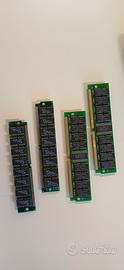 4 RAM Vintage EDO SIMM 72 pin 32 mb -128 totPC