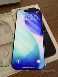 iPhone 16 Pro 128GB titanio bianco perfetto