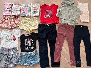 Stock 15 pezzi abbigliamento bimba 9/10 anni