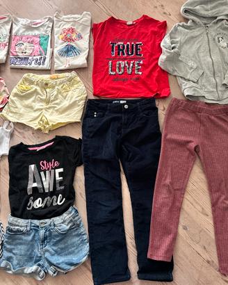 Stock 15 pezzi abbigliamento bimba 9/10 anni
