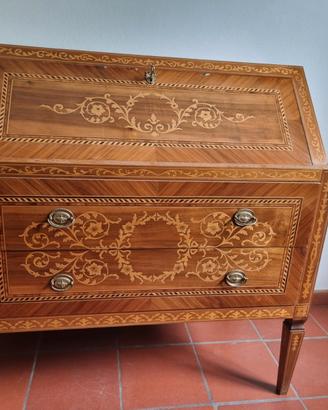 antica ribalta-secretaire scrittoio
