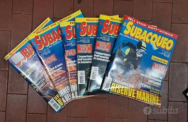 Riviste Il Subacqueo anni ’90 - 2000