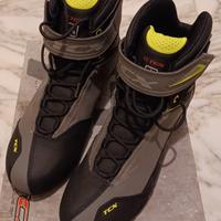 Scarpe moto TCX grey-yellow fluo 42 NUOVE