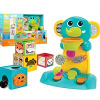 Elefante canestro, cubi impilabili