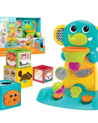 Elefante canestro, cubi impilabili