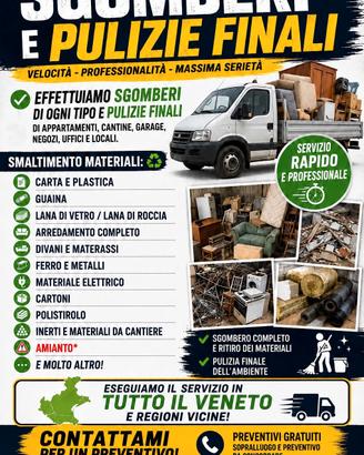 Eseguo smaltimenti vario genere in tutto il veneto