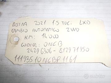 Cambio automatico opel astra 1.5 tdci anno 2021