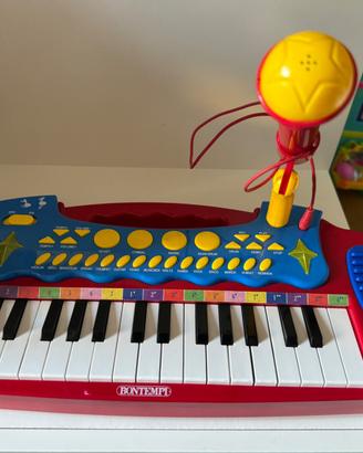 Pianola e chitarra elettrica Bontempi