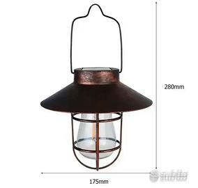 X6 Lanterna solare retrò lampada solare Vintage