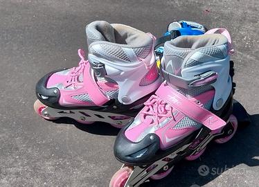 2 paia pattini risa e blu misura da 37 a 40 regola