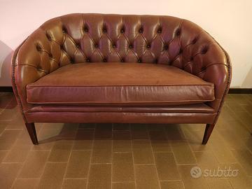 Divano Chesterfield Vintage originale 