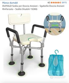 Sedia per bagno anziani