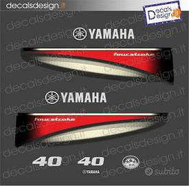 Kit adesivi sostitutivo per  motore yamaha 40 cv