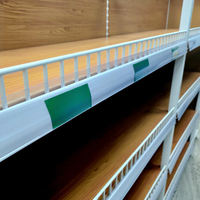 100pz Frontalino ferma prodotti ripiano scaffala