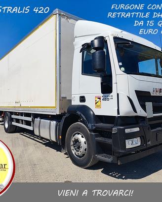 IVECO STRALIS 420-2016-FURGONE+SPONDA-€6