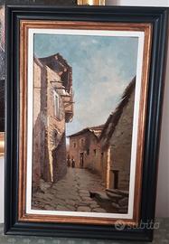 ANTICO QUADRO OLIO FRANCESCO GARRONE 1858 1924