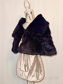 Mantellina in pelliccia vera - Massimo Rebecchi