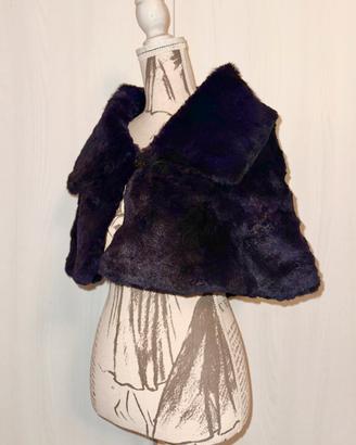 Mantellina in pelliccia vera - Massimo Rebecchi