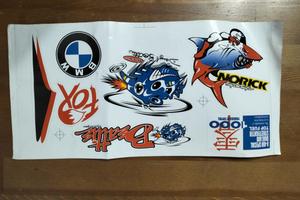 Foglio Adesivi Vintage Troy Lee