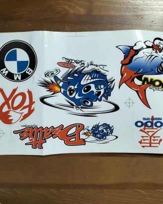 Foglio Adesivi Vintage Troy Lee