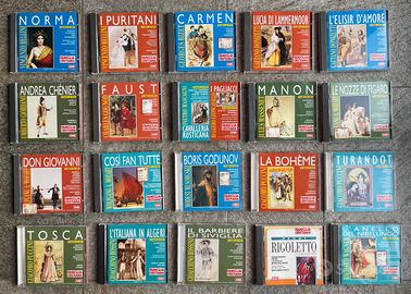 Opera lirica musica classica 20 CD a 1 euro cadaun