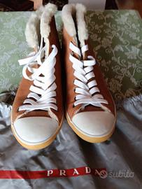sneakers uomo Prada tg 41 in pelle 