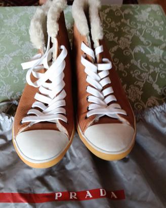 sneakers uomo Prada tg 41 in pelle 