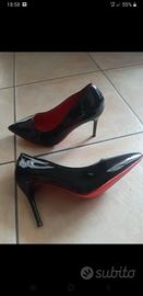 scarpe donna décolleté n.38 nuove tacco 9 cm.