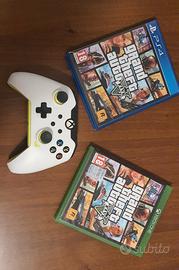 Controller Xbox One e gioco  GTA V PS4 / XBOX