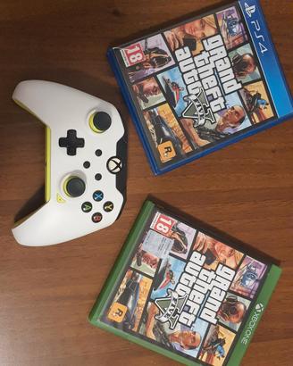 Controller Xbox One e gioco  GTA V PS4 / XBOX