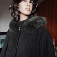 Cappotto donna con cappuccio taglia 54 vintage 