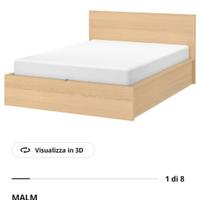 letti singoli con contenitore Ikea mod Malm
