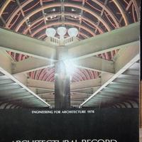 Architectural record riviste epoca annio 78
