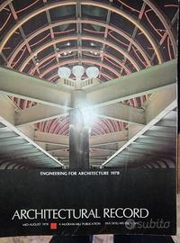 Architectural record riviste epoca annio 78