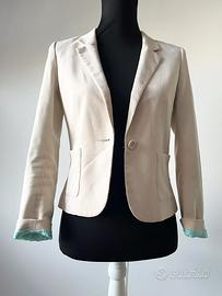 Blazer da donna taglia S panna beige chiaro HM