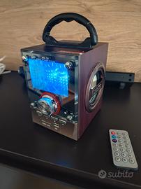 micro hifi Radio fm / lettore usb/smart card 