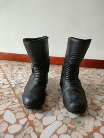 Stivali da moto in pelle 