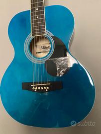 Chitarra acustica Stagg SA20A blu
